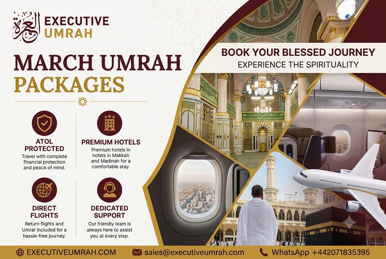 Executive March Umrah Packages