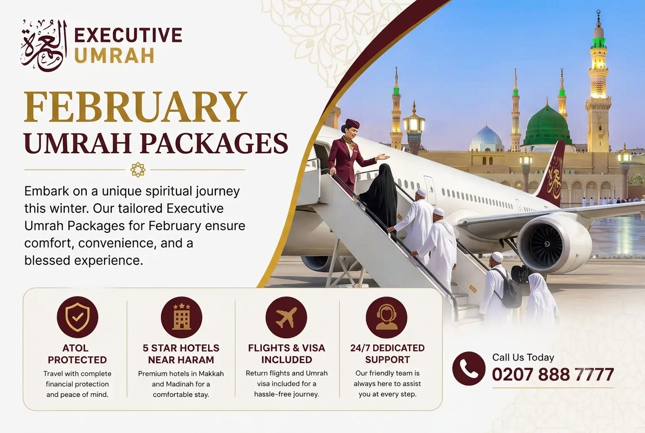 Executive February Umrah Packages