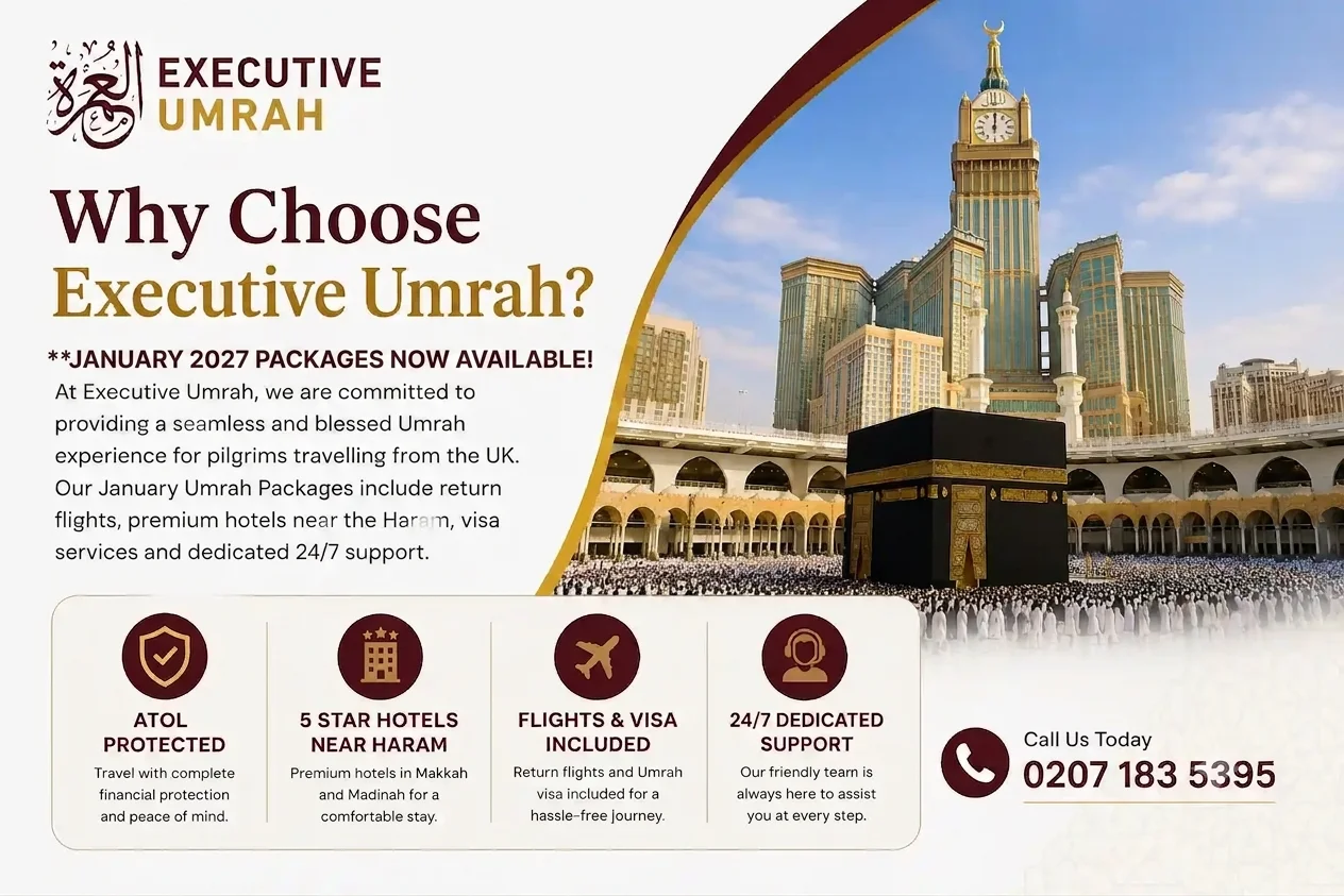 Executive January Umrah Packages