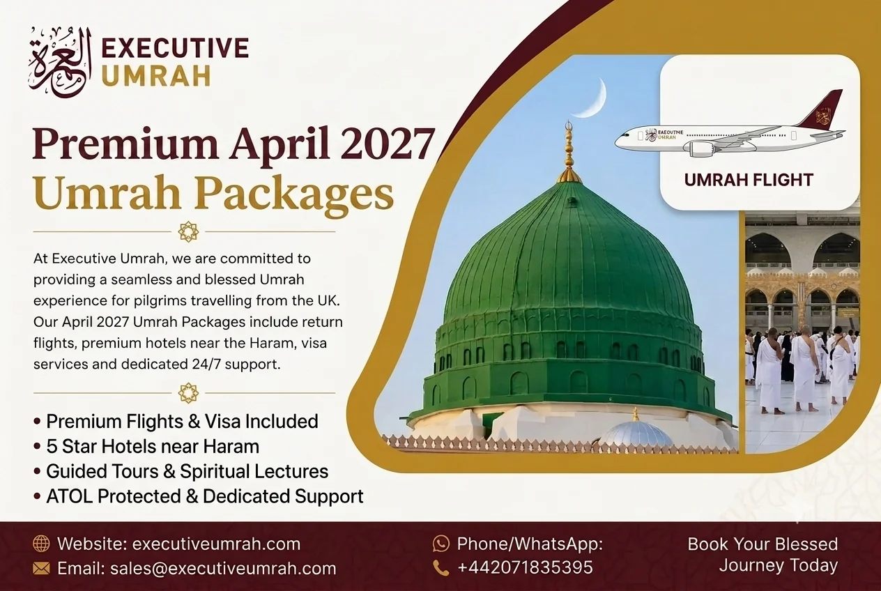 Executive April Umrah Packages