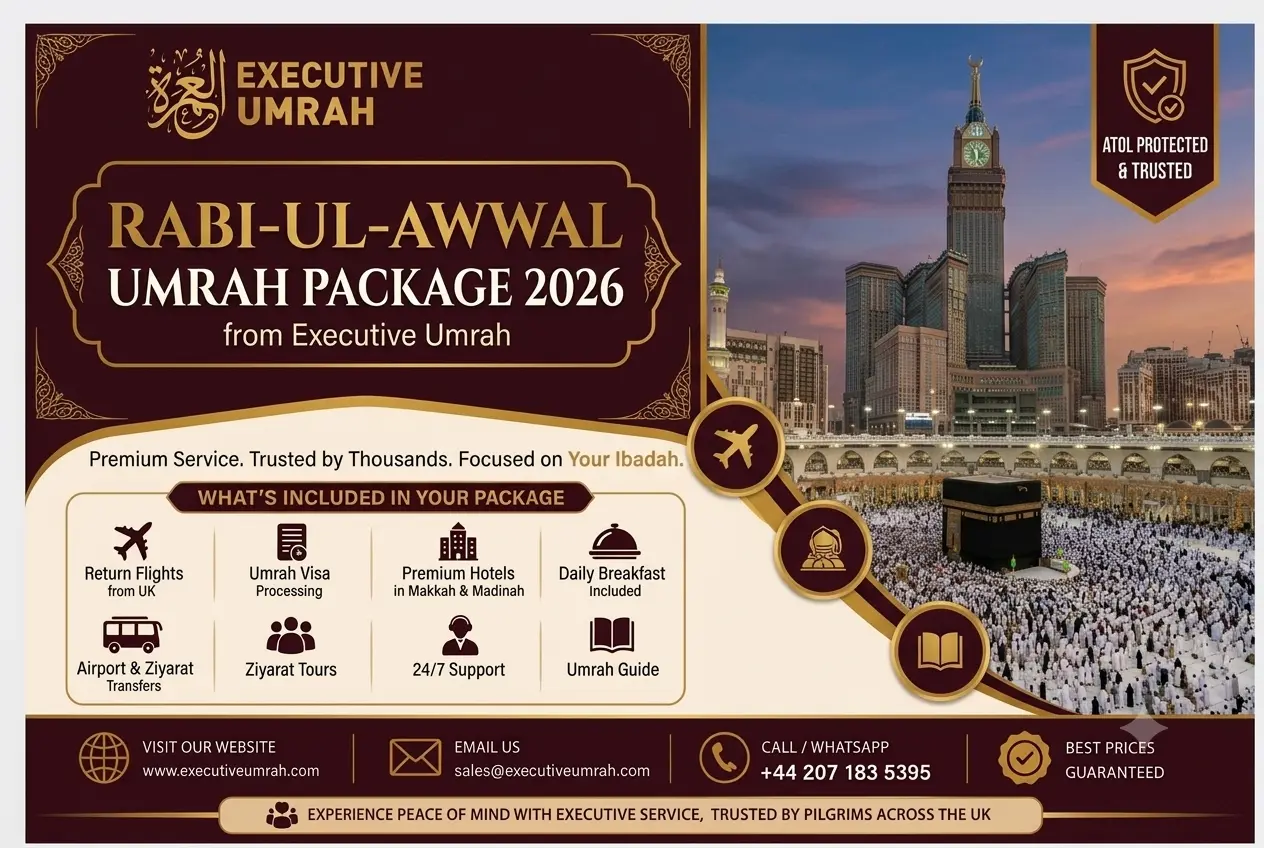 Rabi ul Awwal Umrah Package 2026