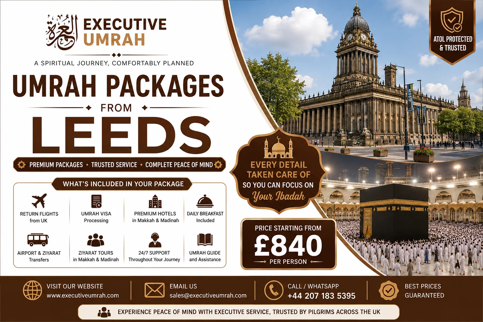 Umrah Packages From Leeds