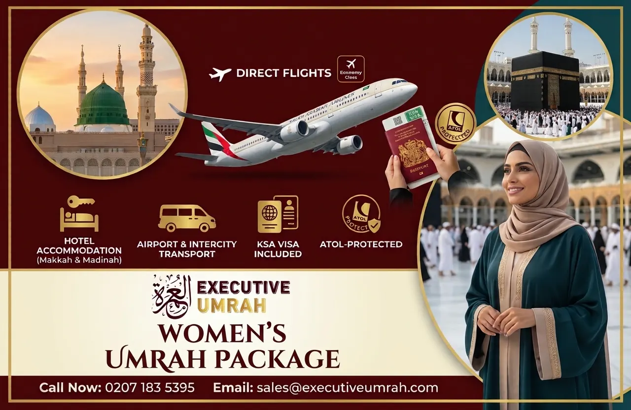 Woman Umrah Package from UK
