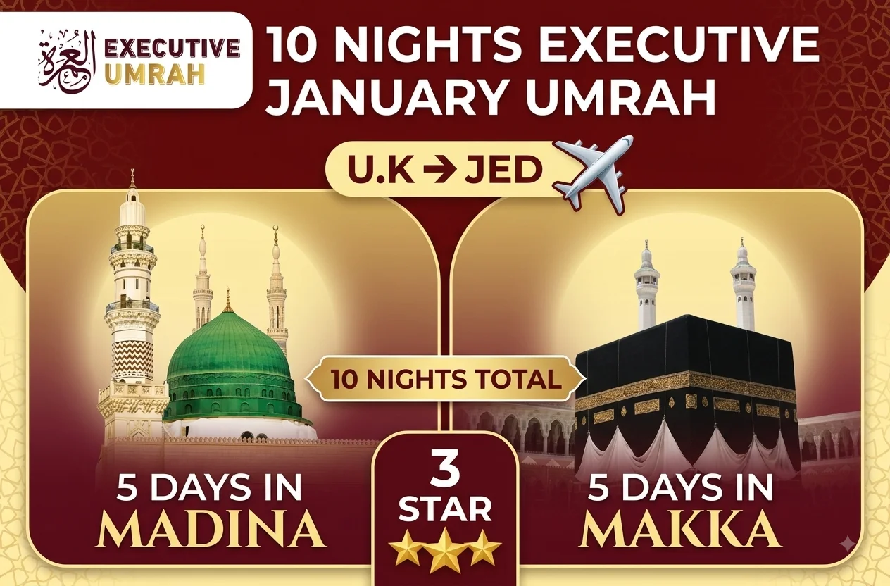 10 Nights Executive January Umrah