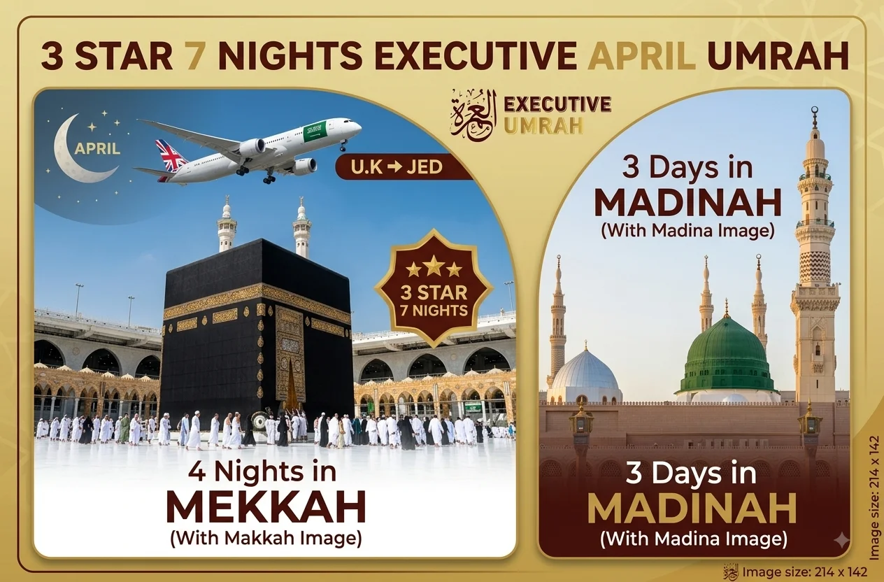 7 Nights Executive April Umrah