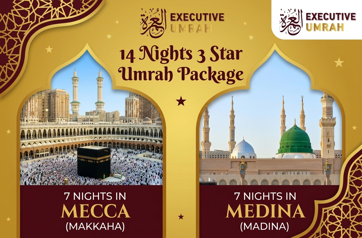 14 Nights 3 Star Umrah Package
