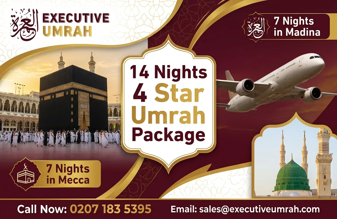 14 Nights 4 Star Umrah Package