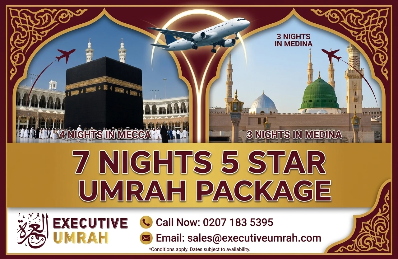 7 Nights 5 Star Umrah Package