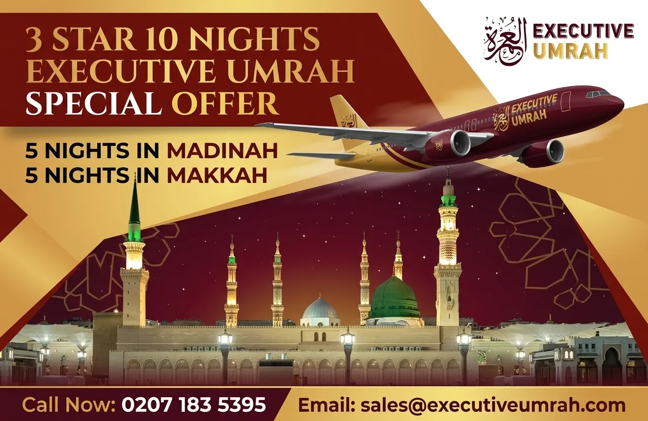 3 Star 10 Nights Executive Umrah Special Offer